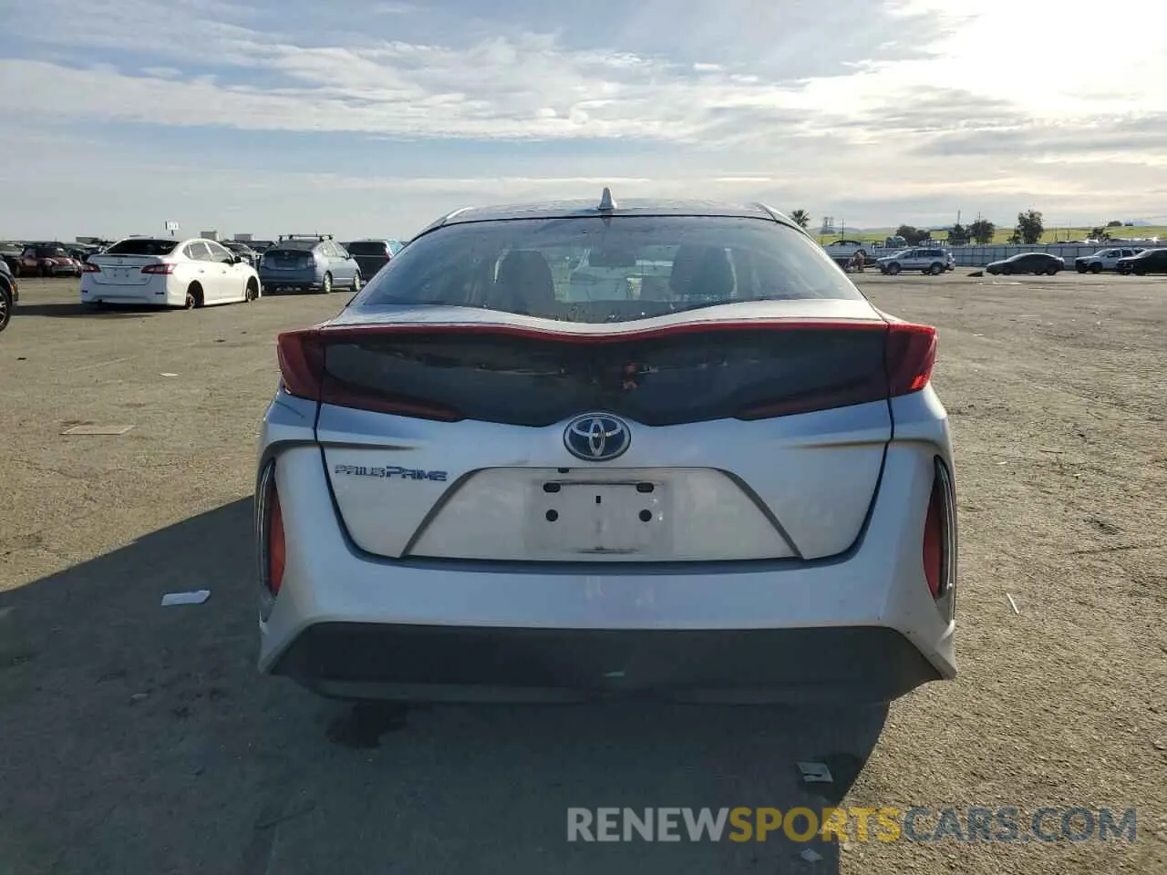 6 fotografías del automóvil dañado JTDKAMFPXM3177872 TOYOTA PRIUS 2021