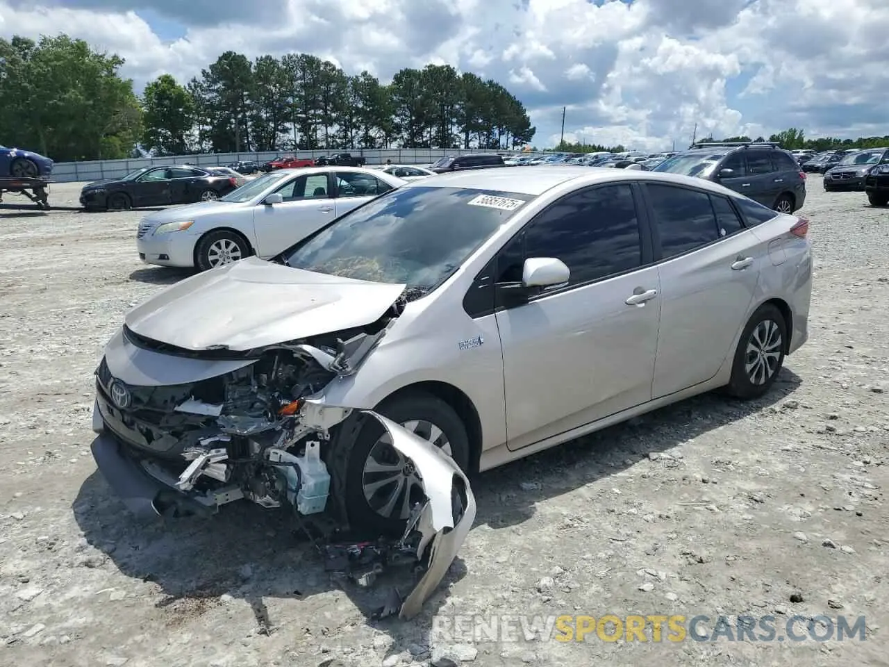 1 fotografías del automóvil dañado JTDKAMFPXM3184126 TOYOTA PRIUS 2021