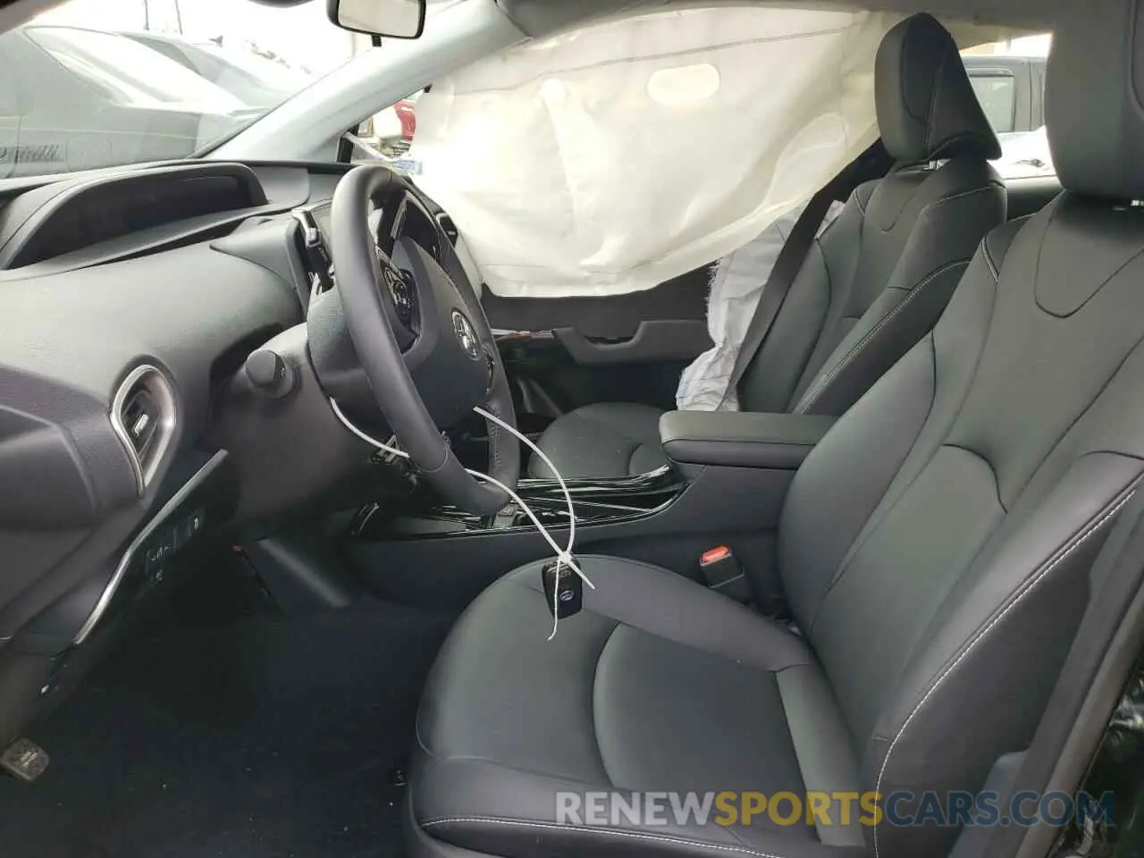 5 fotografías del automóvil dañado JTDKAMFPXM3184661 TOYOTA PRIUS 2021