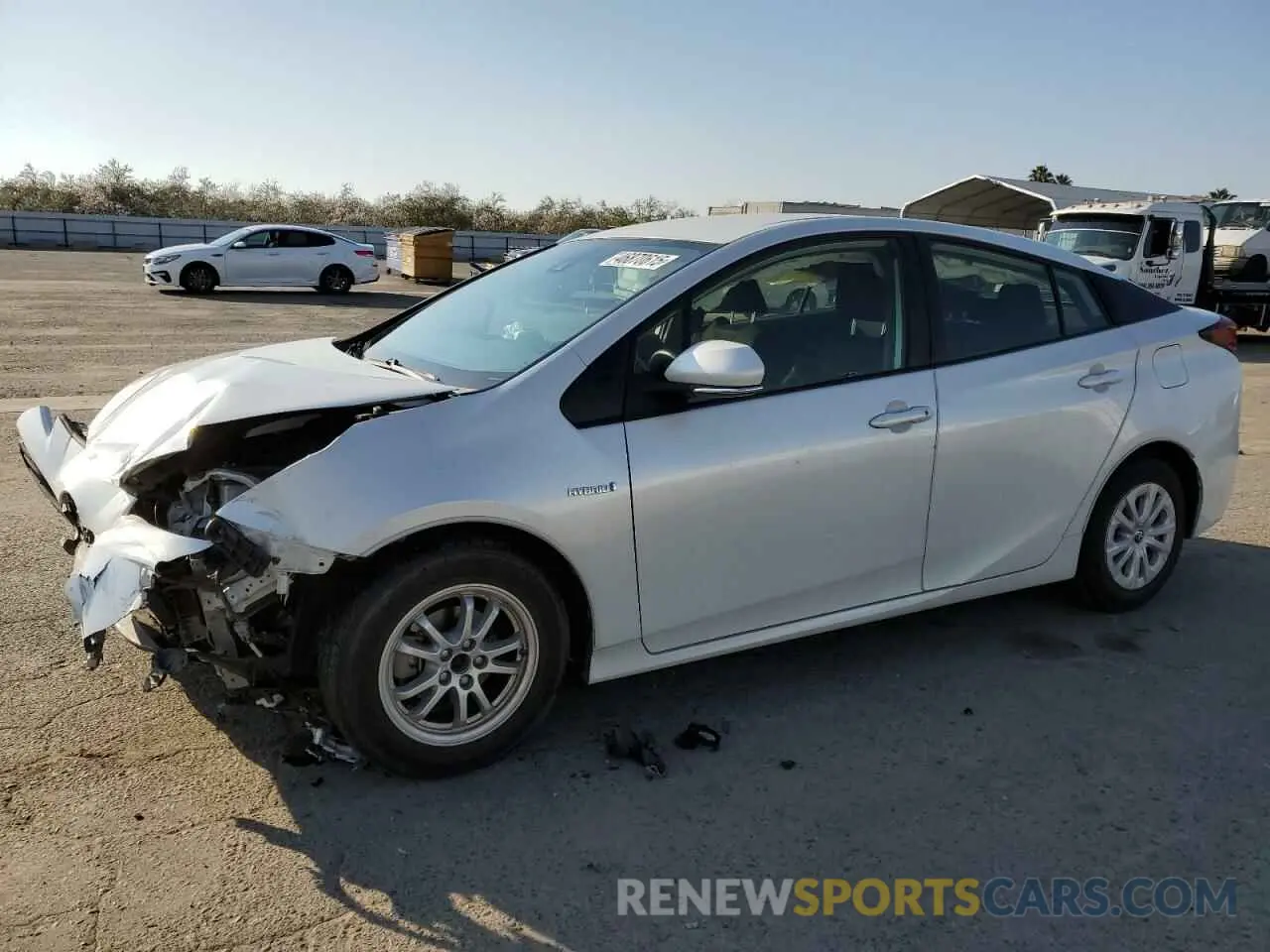 1 fotografías del automóvil dañado JTDKAMFU0M3134955 TOYOTA PRIUS 2021
