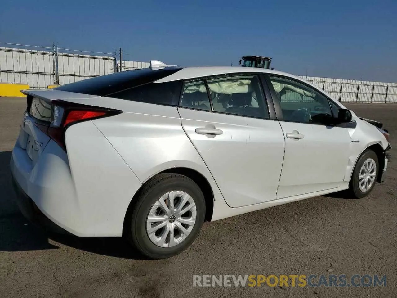 3 fotografías del automóvil dañado JTDKAMFU0M3134955 TOYOTA PRIUS 2021