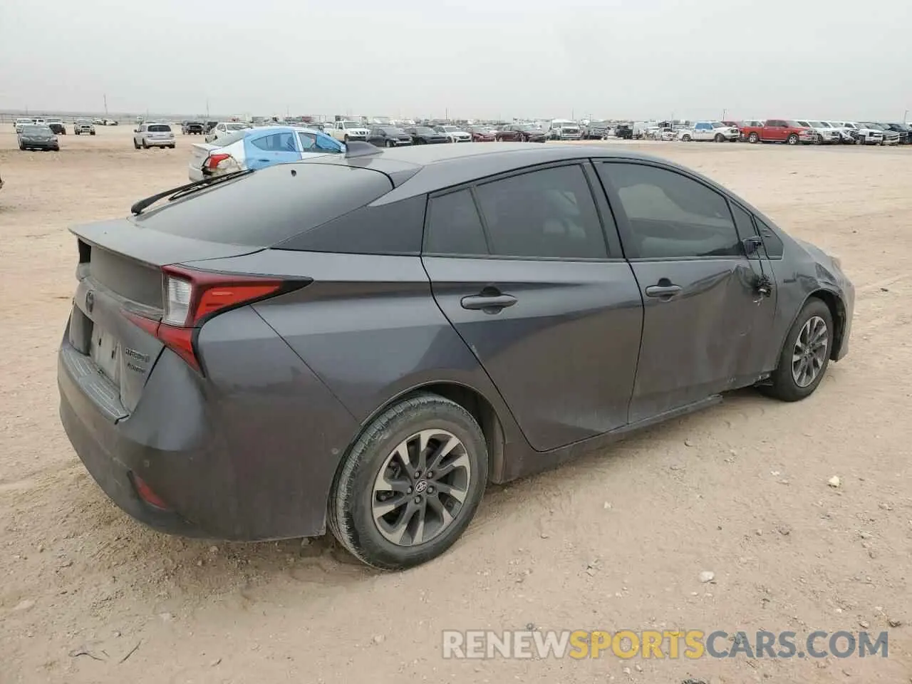 3 fotografías del automóvil dañado JTDKAMFU0M3138794 TOYOTA PRIUS 2021