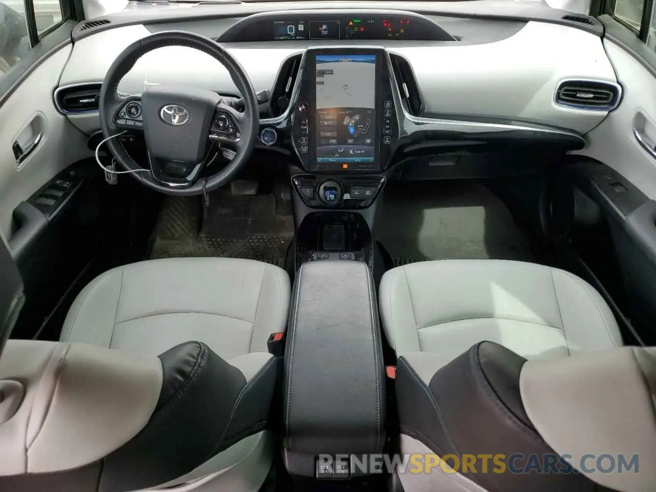 8 fotografías del automóvil dañado JTDKAMFU0M3138794 TOYOTA PRIUS 2021