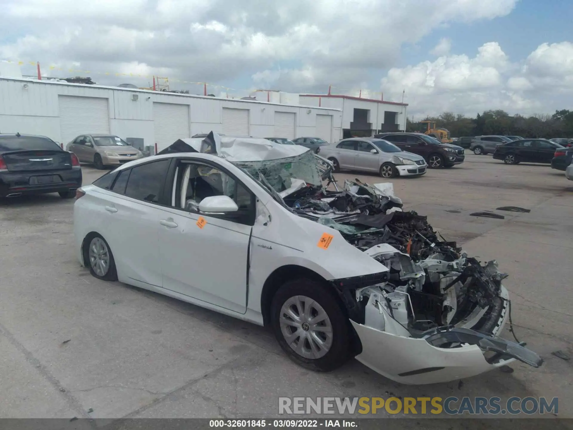 1 fotografías del automóvil dañado JTDKAMFU0M3138827 TOYOTA PRIUS 2021