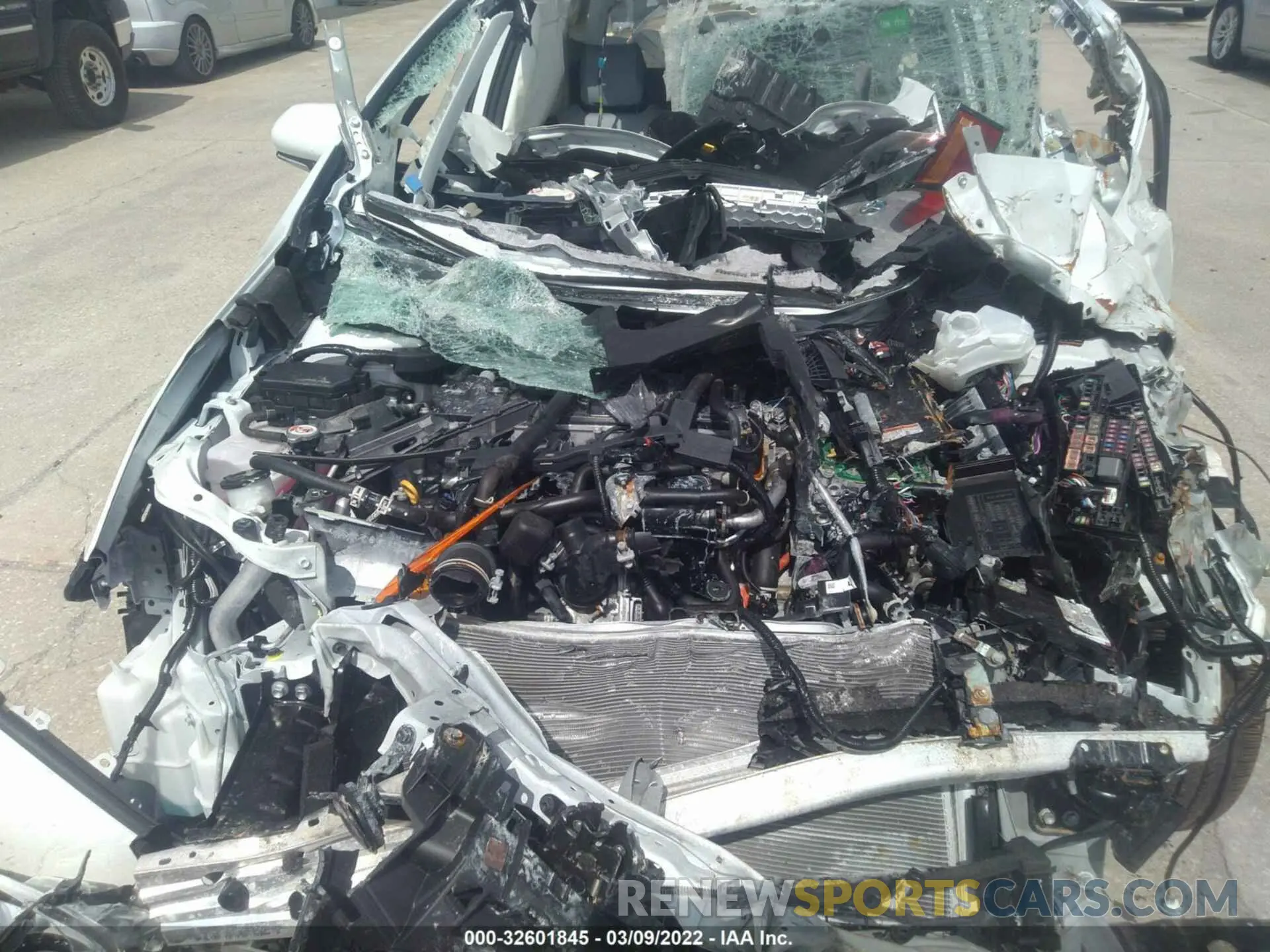 10 fotografías del automóvil dañado JTDKAMFU0M3138827 TOYOTA PRIUS 2021