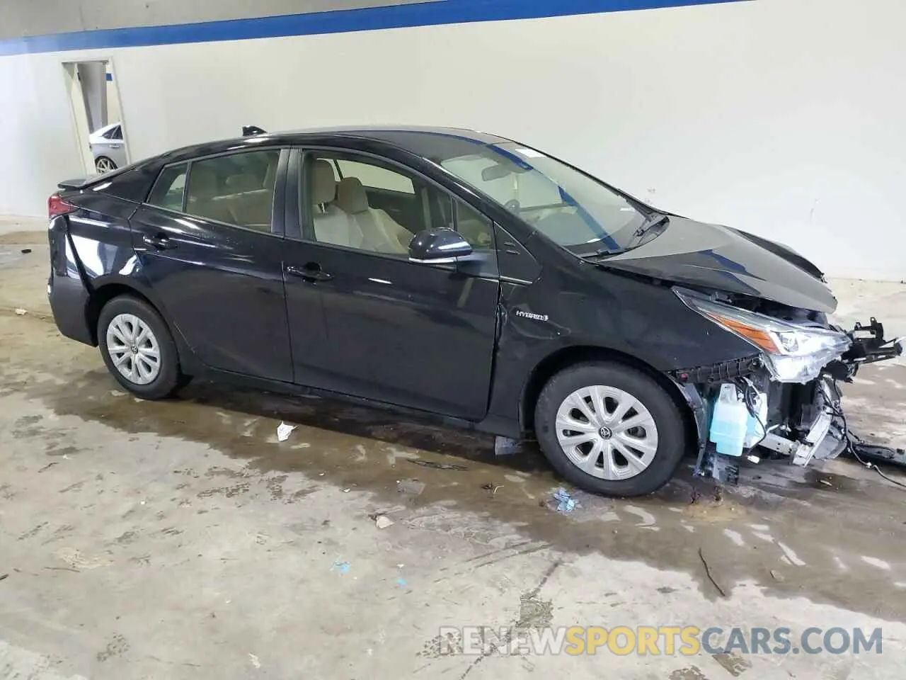 4 fotografías del automóvil dañado JTDKAMFU0M3144336 TOYOTA PRIUS 2021