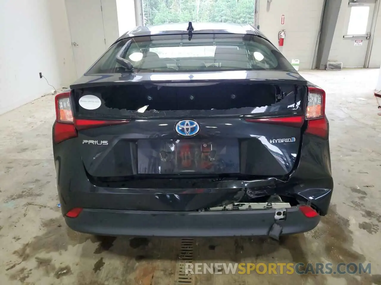 6 fotografías del automóvil dañado JTDKAMFU0M3144336 TOYOTA PRIUS 2021