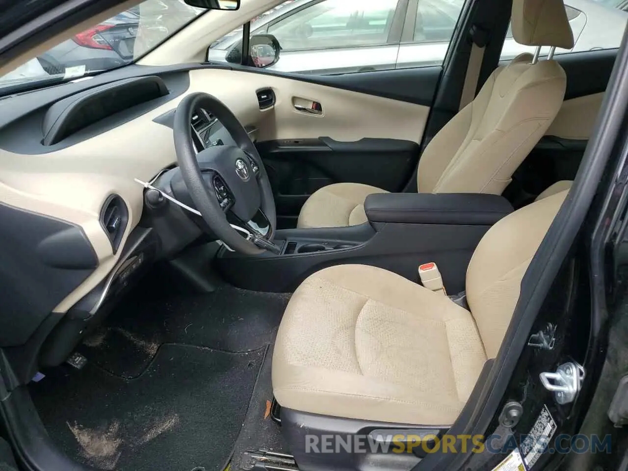 7 fotografías del automóvil dañado JTDKAMFU0M3144336 TOYOTA PRIUS 2021