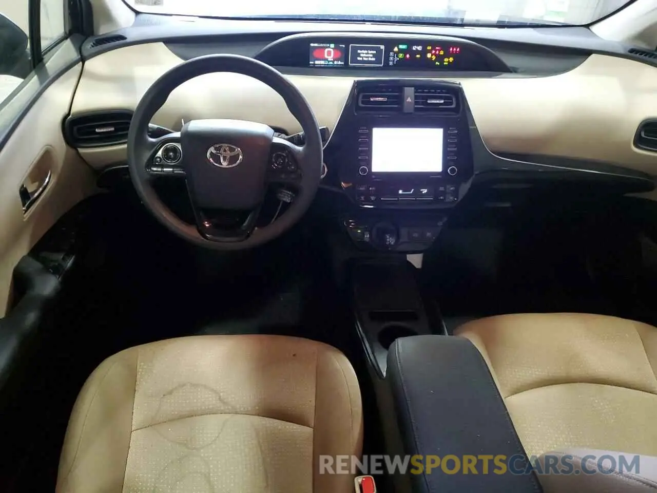 8 fotografías del automóvil dañado JTDKAMFU0M3144336 TOYOTA PRIUS 2021