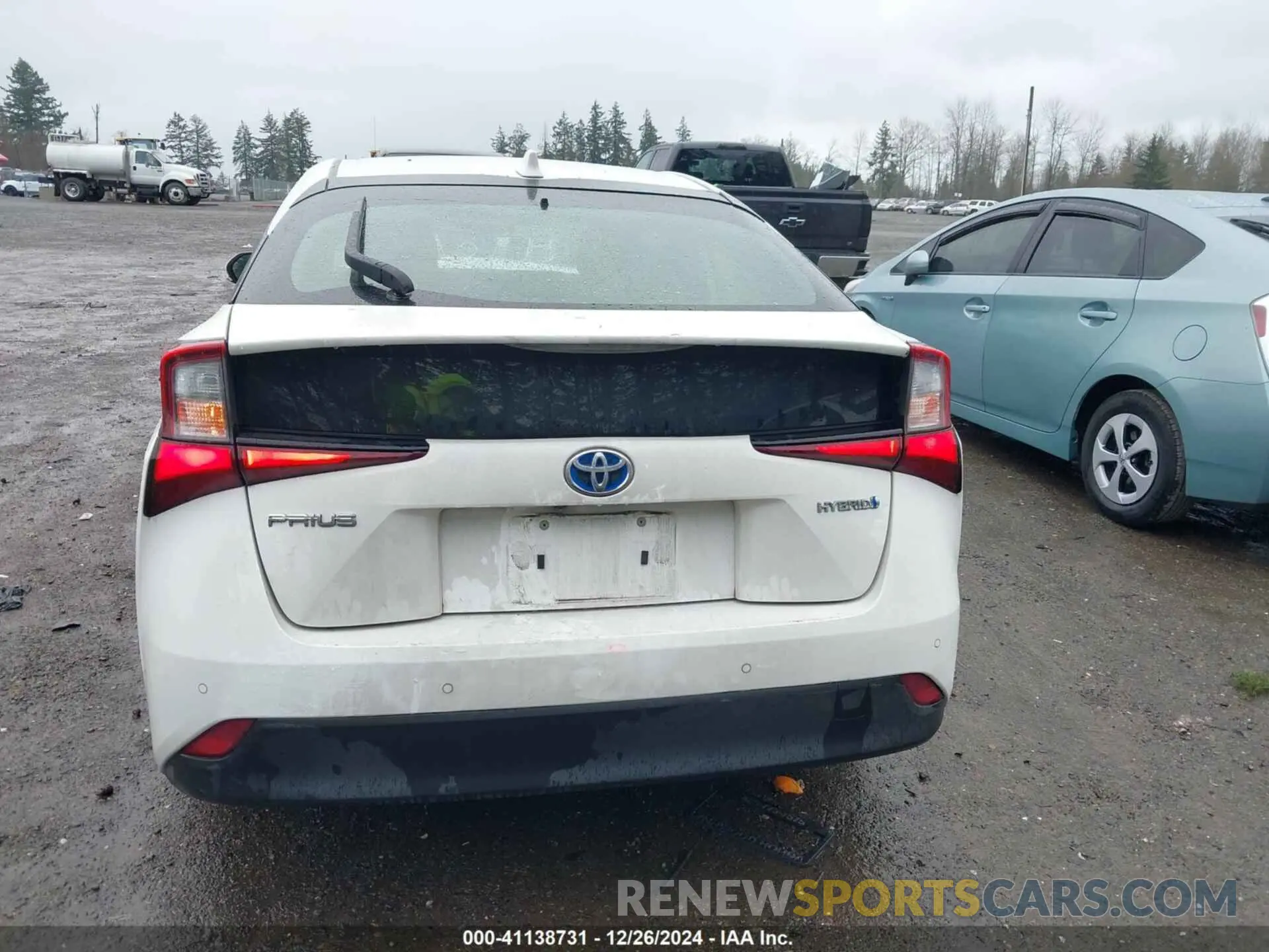 16 fotografías del automóvil dañado JTDKAMFU0M3147771 TOYOTA PRIUS 2021