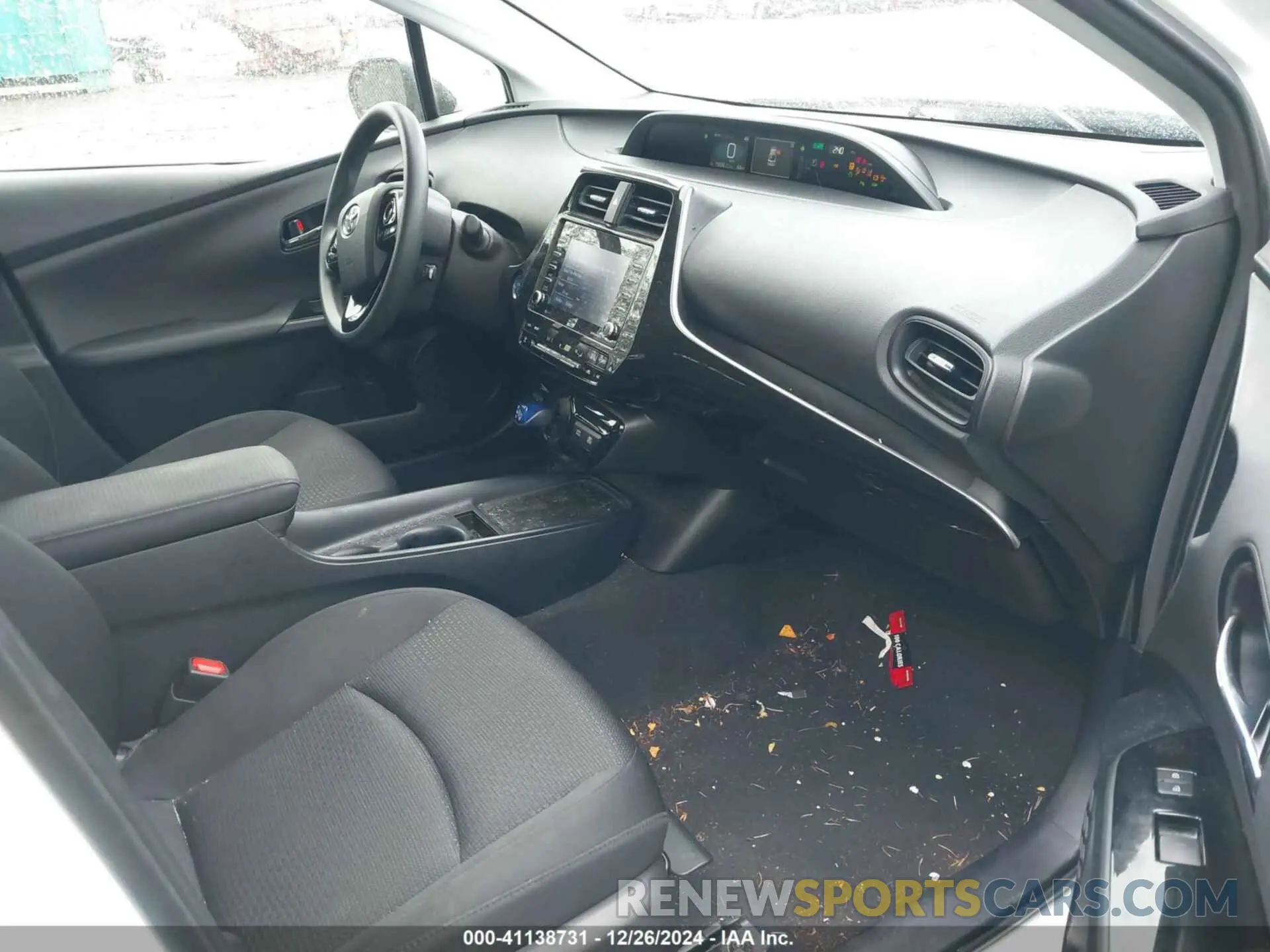 5 fotografías del automóvil dañado JTDKAMFU0M3147771 TOYOTA PRIUS 2021