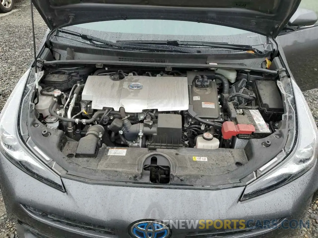 11 fotografías del automóvil dañado JTDKAMFU0M3149424 TOYOTA PRIUS 2021