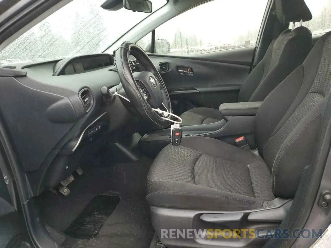 7 fotografías del automóvil dañado JTDKAMFU0M3149424 TOYOTA PRIUS 2021