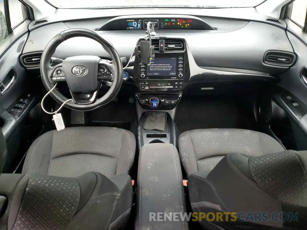 8 fotografías del automóvil dañado JTDKAMFU0M3149424 TOYOTA PRIUS 2021