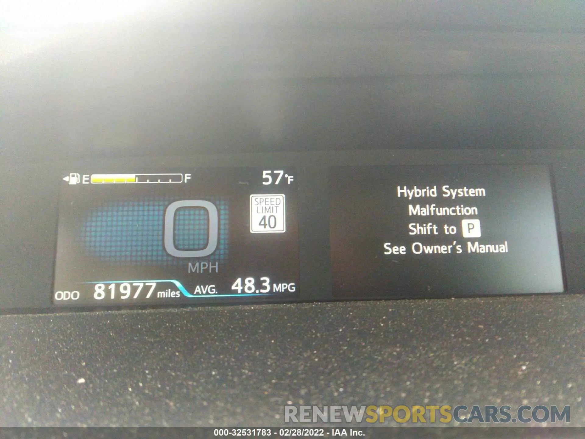 7 fotografías del automóvil dañado JTDKAMFU1M3130509 TOYOTA PRIUS 2021