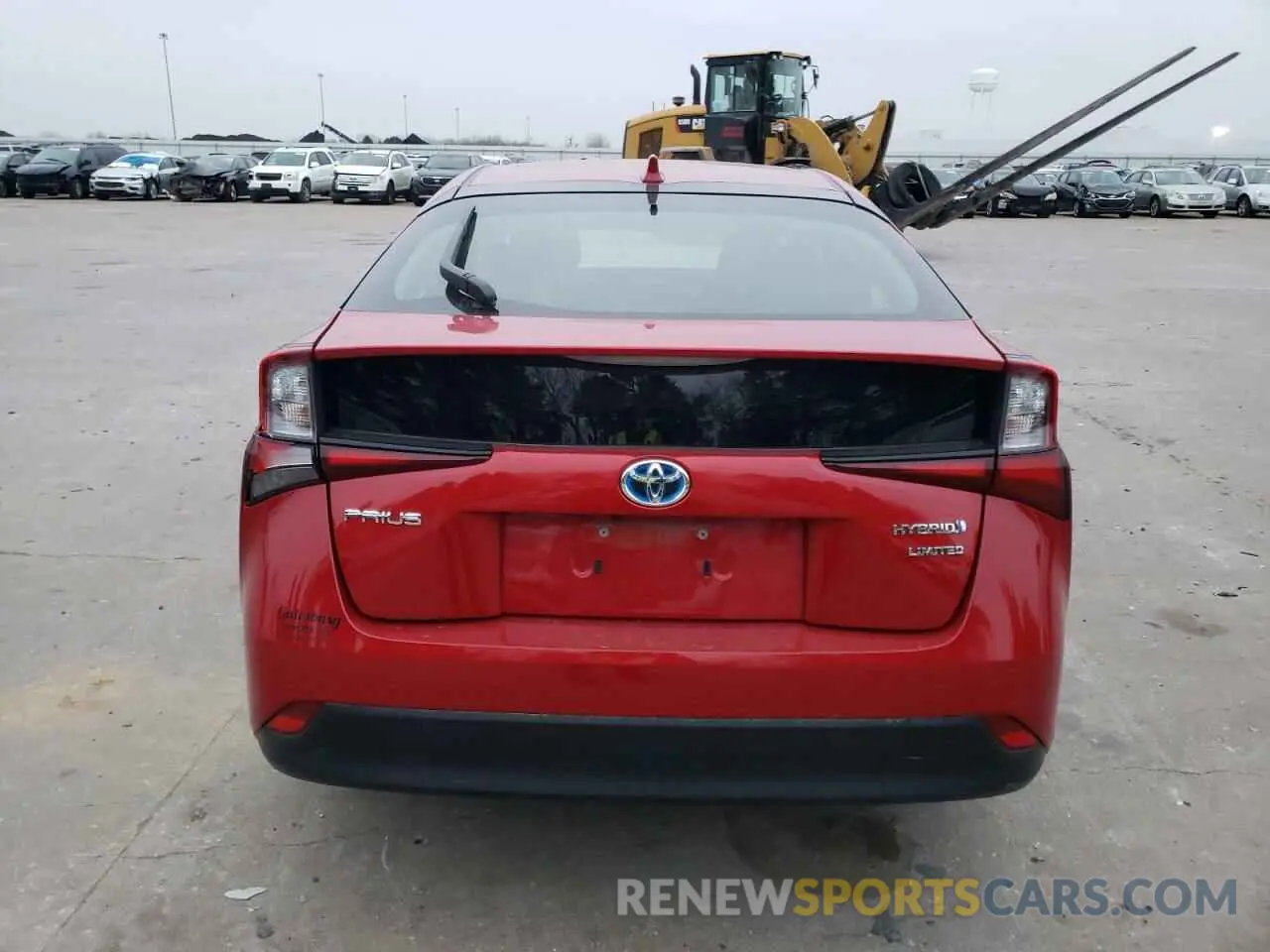 6 fotografías del automóvil dañado JTDKAMFU1M3132552 TOYOTA PRIUS 2021