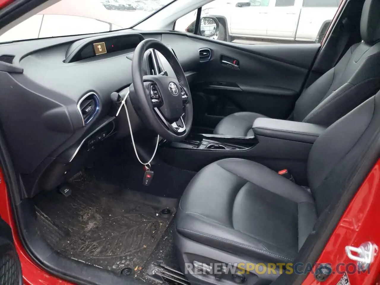 7 fotografías del automóvil dañado JTDKAMFU1M3132552 TOYOTA PRIUS 2021