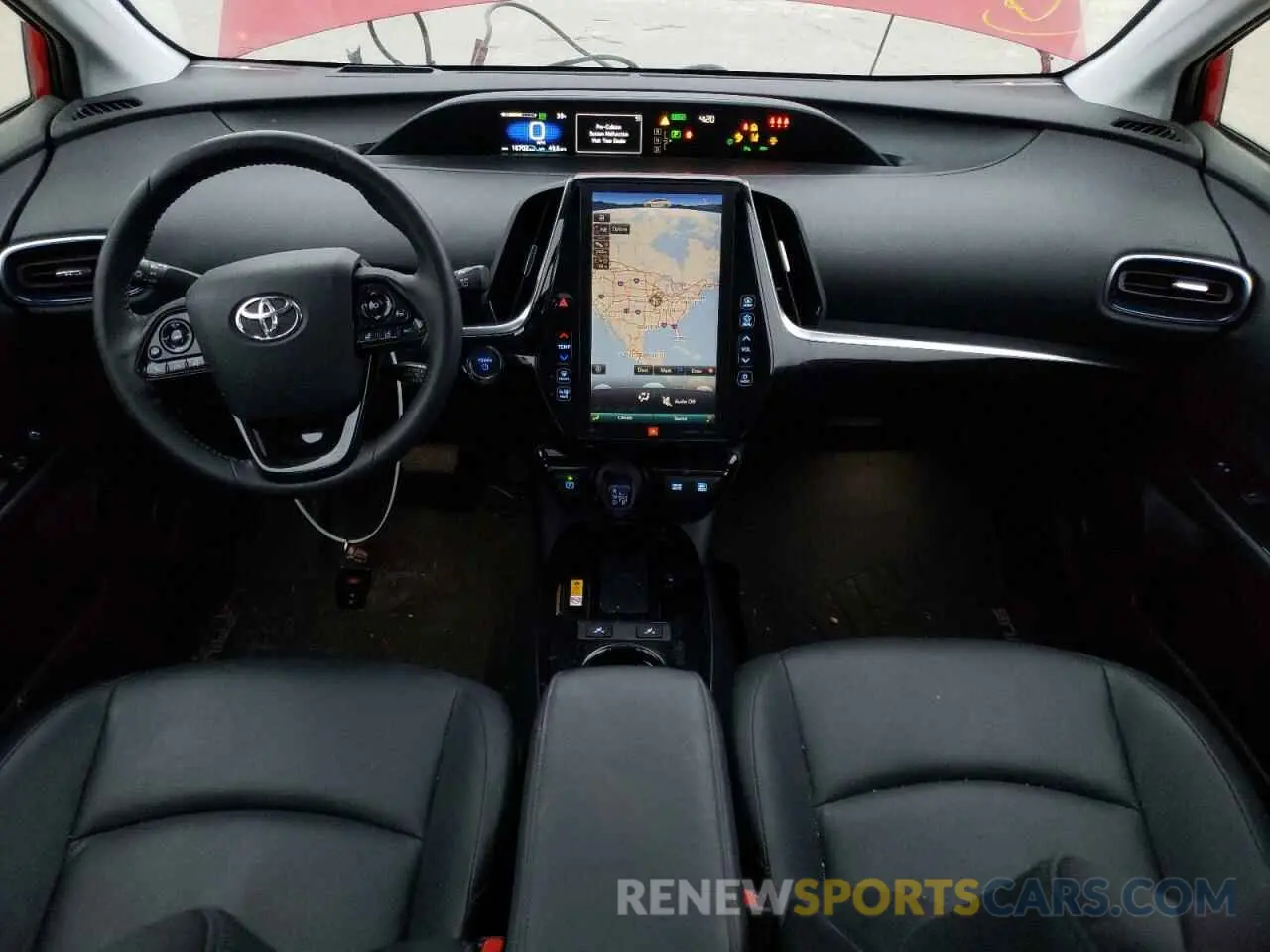 8 fotografías del automóvil dañado JTDKAMFU1M3132552 TOYOTA PRIUS 2021