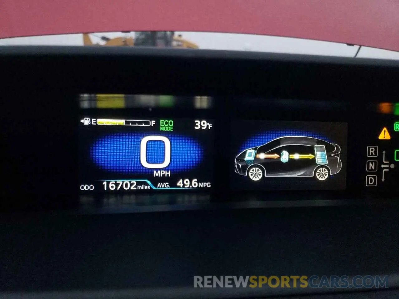 9 fotografías del automóvil dañado JTDKAMFU1M3132552 TOYOTA PRIUS 2021