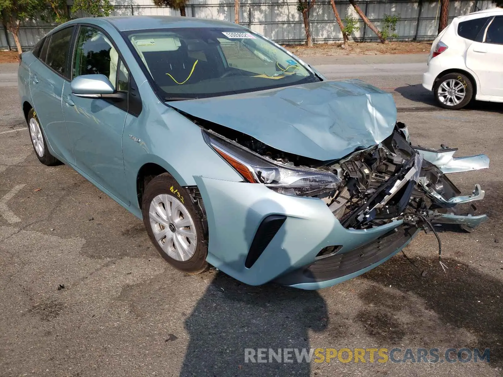 1 fotografías del automóvil dañado JTDKAMFU1M3132938 TOYOTA PRIUS 2021