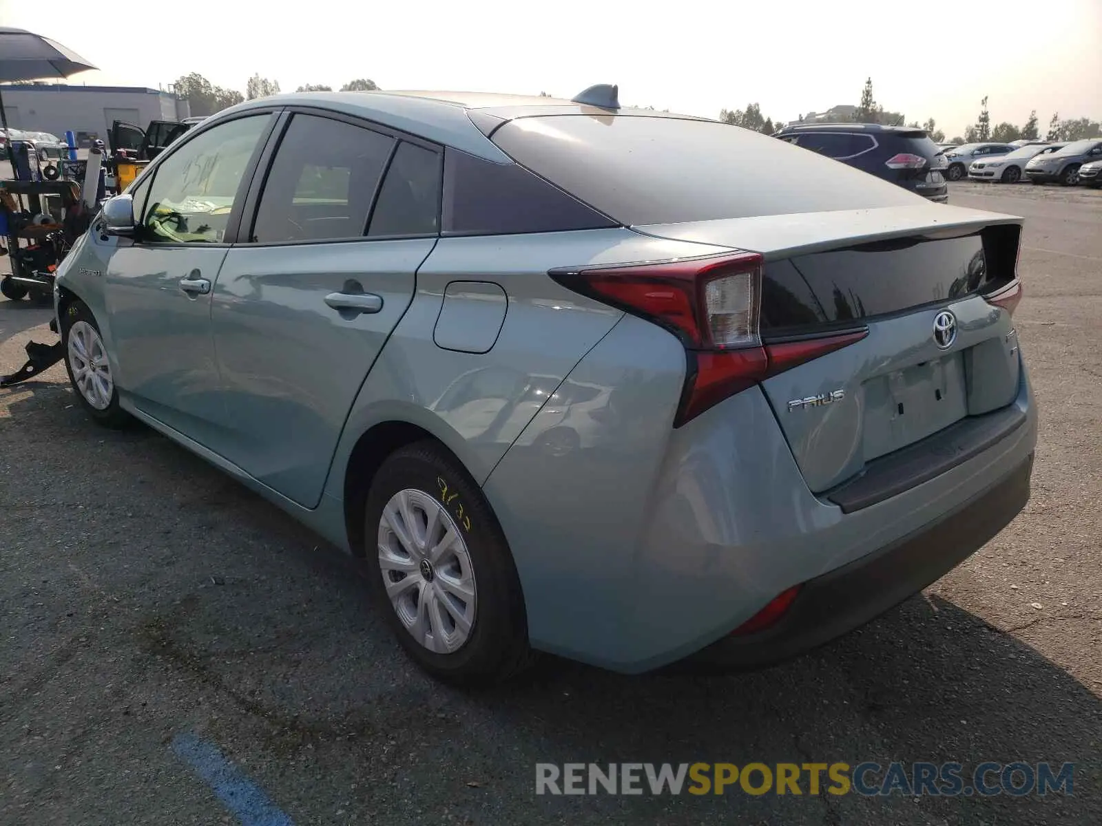 3 fotografías del automóvil dañado JTDKAMFU1M3132938 TOYOTA PRIUS 2021