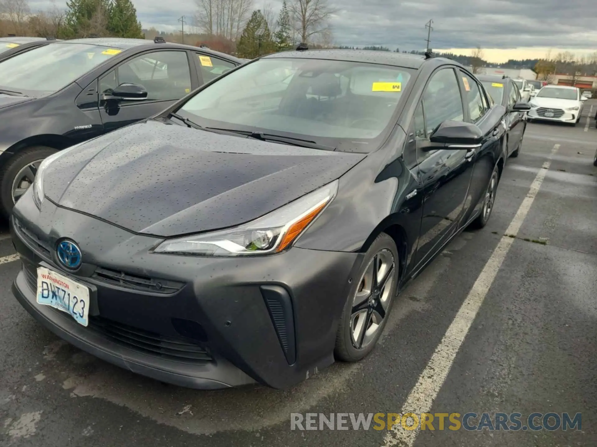 1 fotografías del automóvil dañado JTDKAMFU1M3136195 TOYOTA PRIUS 2021