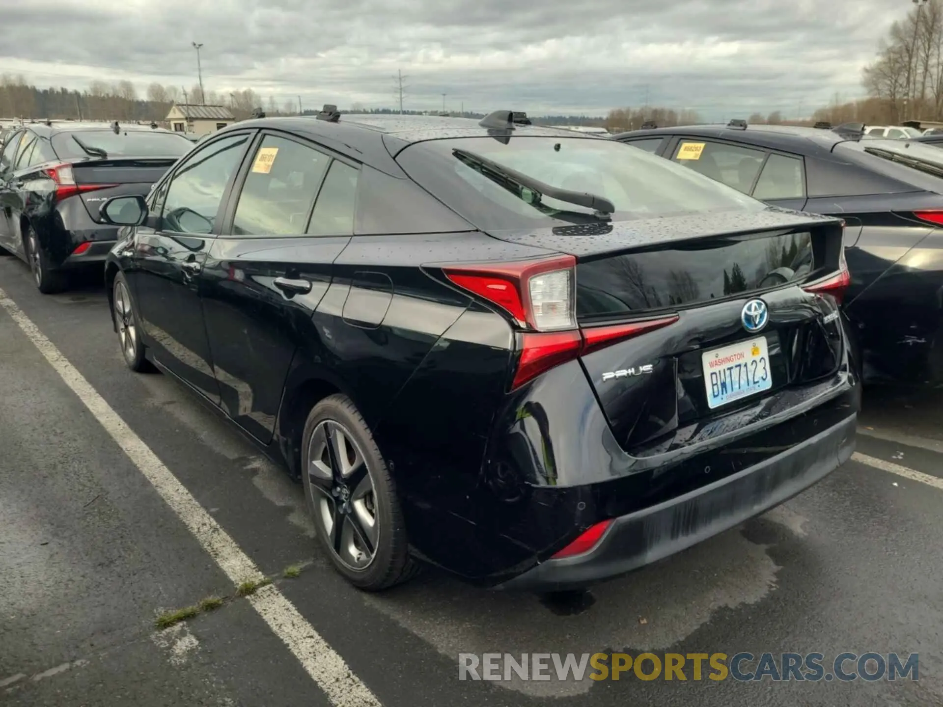 20 fotografías del automóvil dañado JTDKAMFU1M3136195 TOYOTA PRIUS 2021