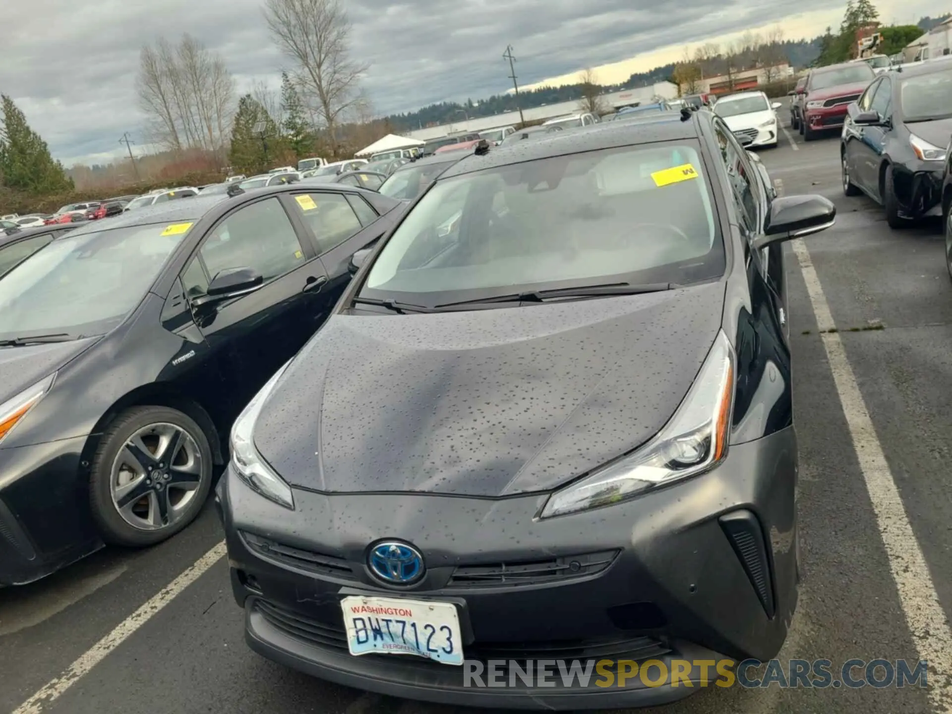 6 fotografías del automóvil dañado JTDKAMFU1M3136195 TOYOTA PRIUS 2021