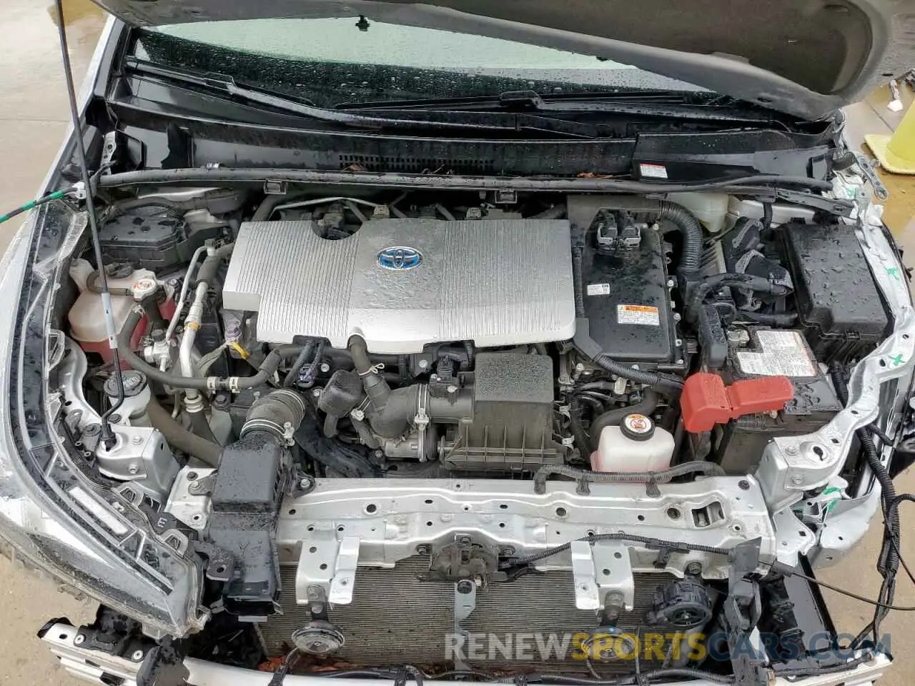 11 fotografías del automóvil dañado JTDKAMFU1M3142014 TOYOTA PRIUS 2021
