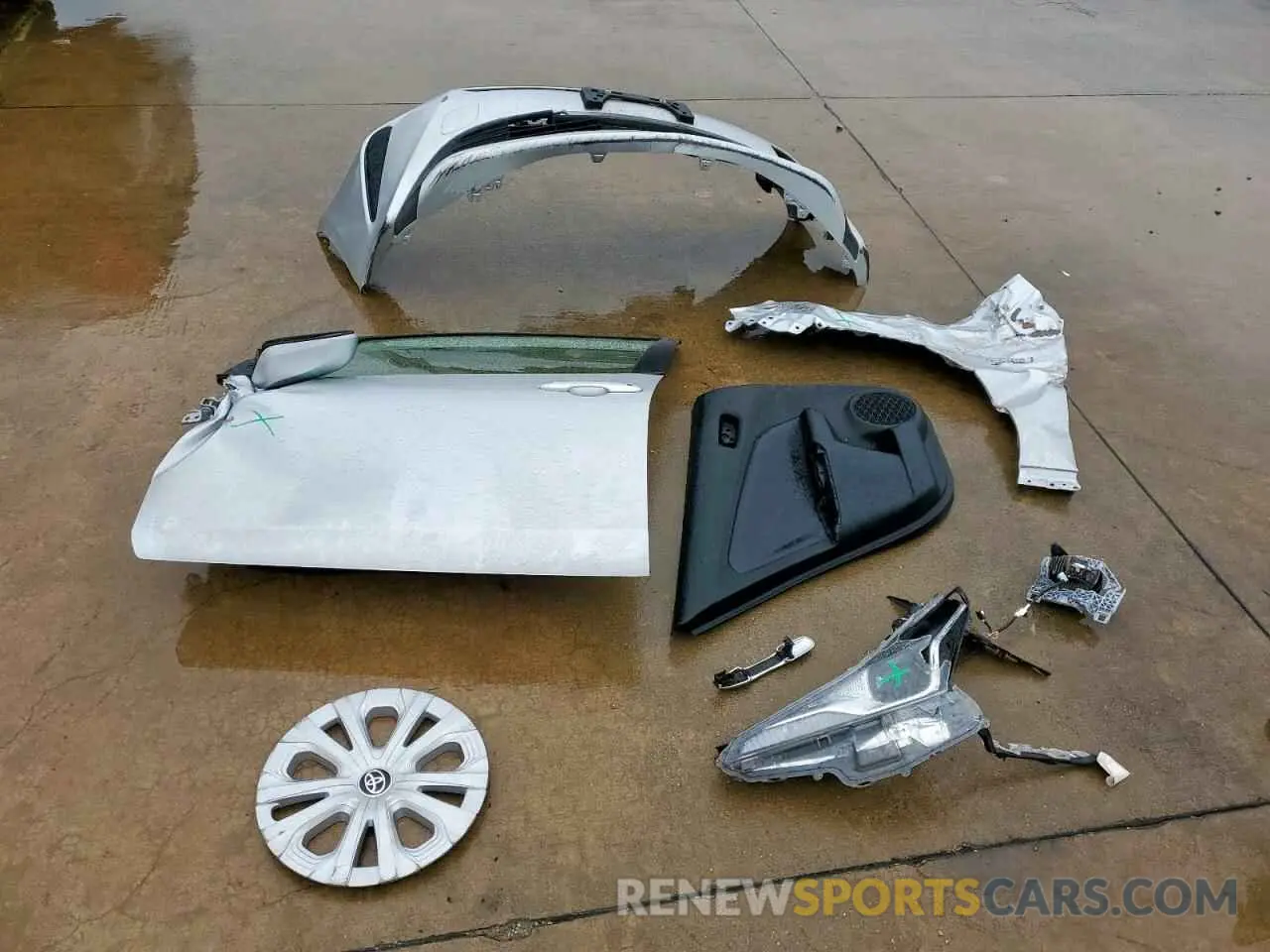 12 fotografías del automóvil dañado JTDKAMFU1M3142014 TOYOTA PRIUS 2021