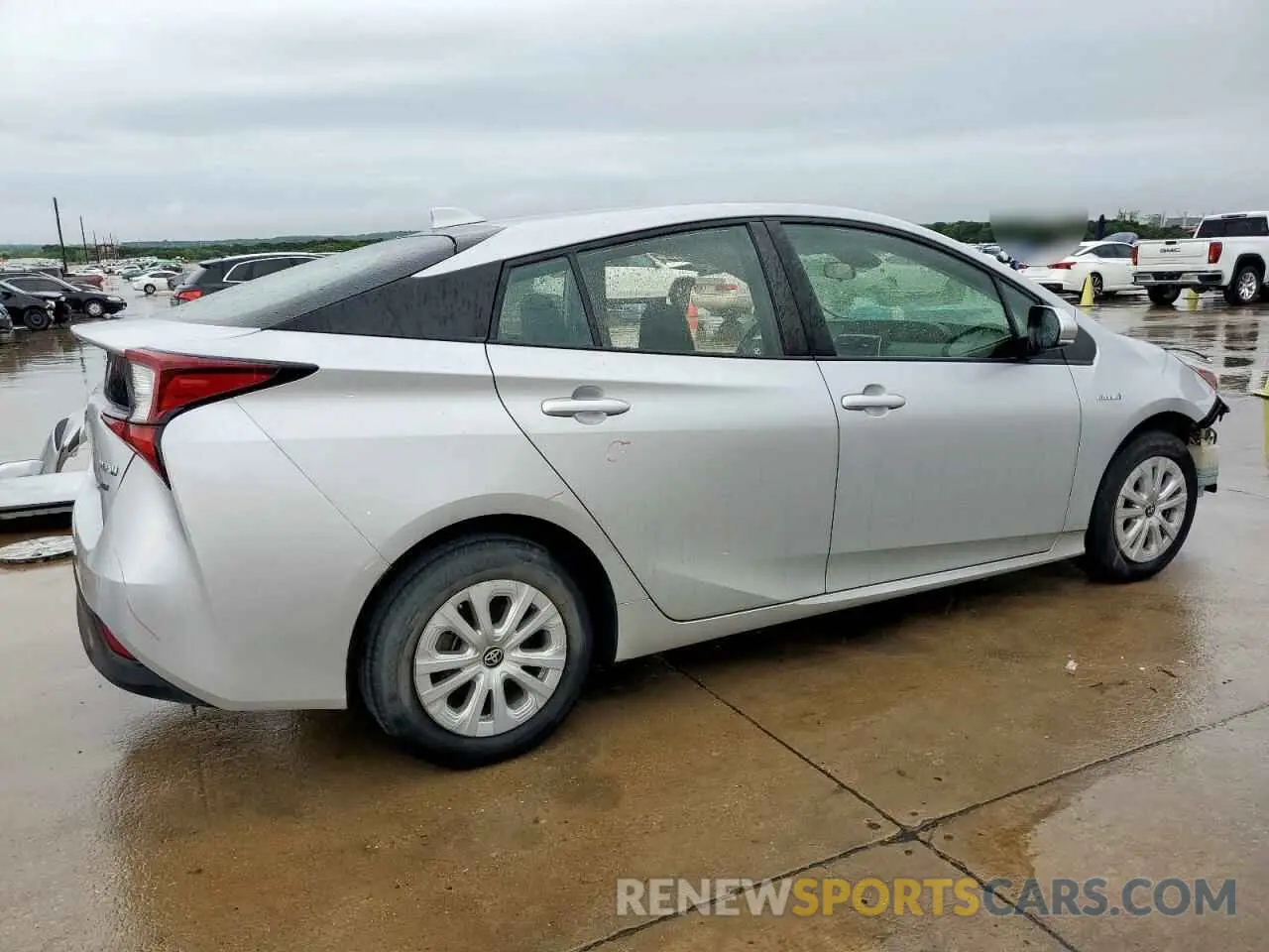 3 fotografías del automóvil dañado JTDKAMFU1M3142014 TOYOTA PRIUS 2021