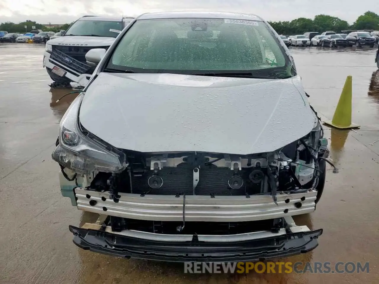5 fotografías del automóvil dañado JTDKAMFU1M3142014 TOYOTA PRIUS 2021