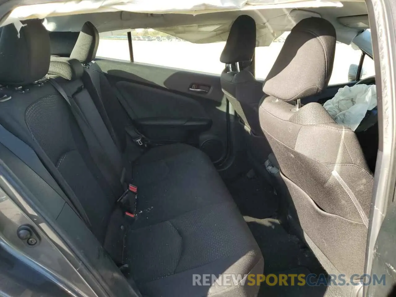 10 fotografías del automóvil dañado JTDKAMFU1M3142630 TOYOTA PRIUS 2021