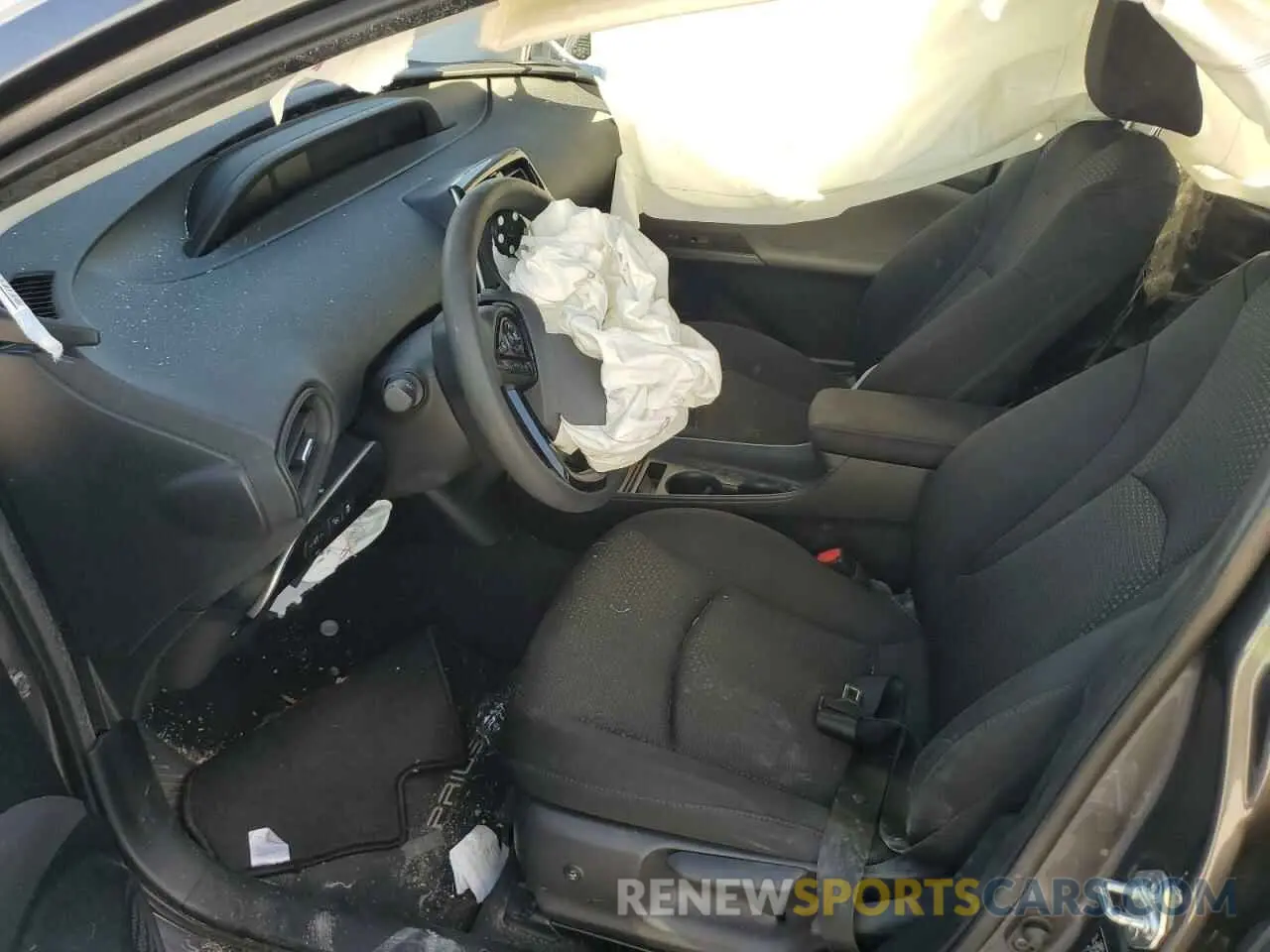 7 fotografías del automóvil dañado JTDKAMFU1M3142630 TOYOTA PRIUS 2021