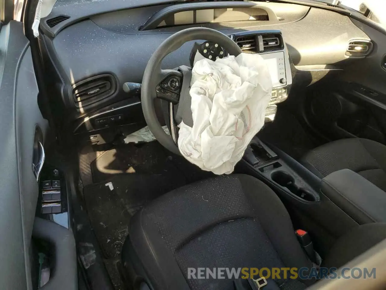 8 fotografías del automóvil dañado JTDKAMFU1M3142630 TOYOTA PRIUS 2021
