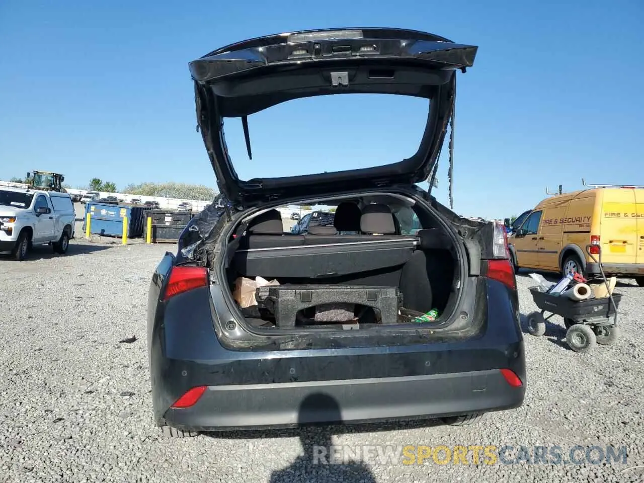 6 fotografías del automóvil dañado JTDKAMFU1M3146953 TOYOTA PRIUS 2021