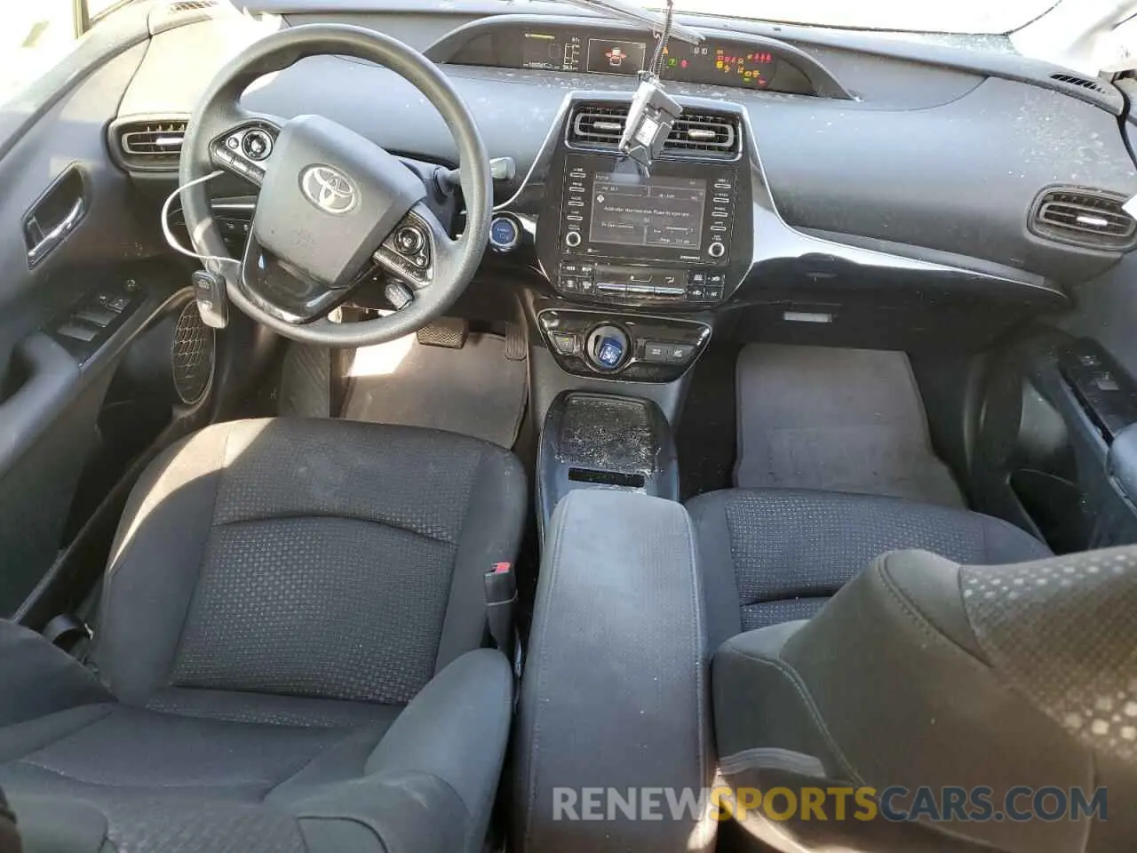 8 fotografías del automóvil dañado JTDKAMFU1M3146953 TOYOTA PRIUS 2021