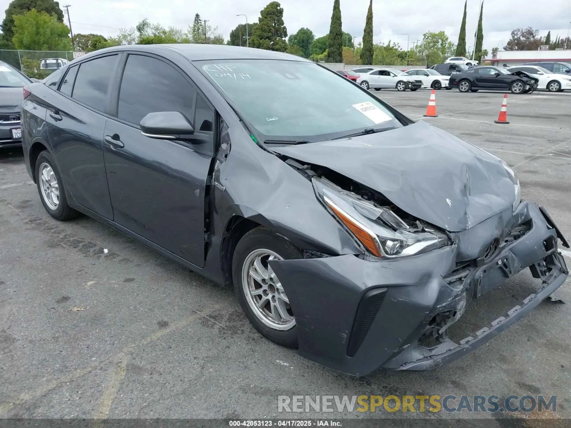 1 fotografías del automóvil dañado JTDKAMFU1M3147715 TOYOTA PRIUS 2021