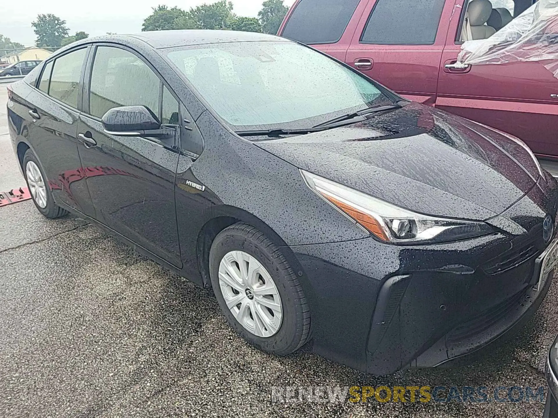 13 fotografías del automóvil dañado JTDKAMFU1M3151859 TOYOTA PRIUS 2021