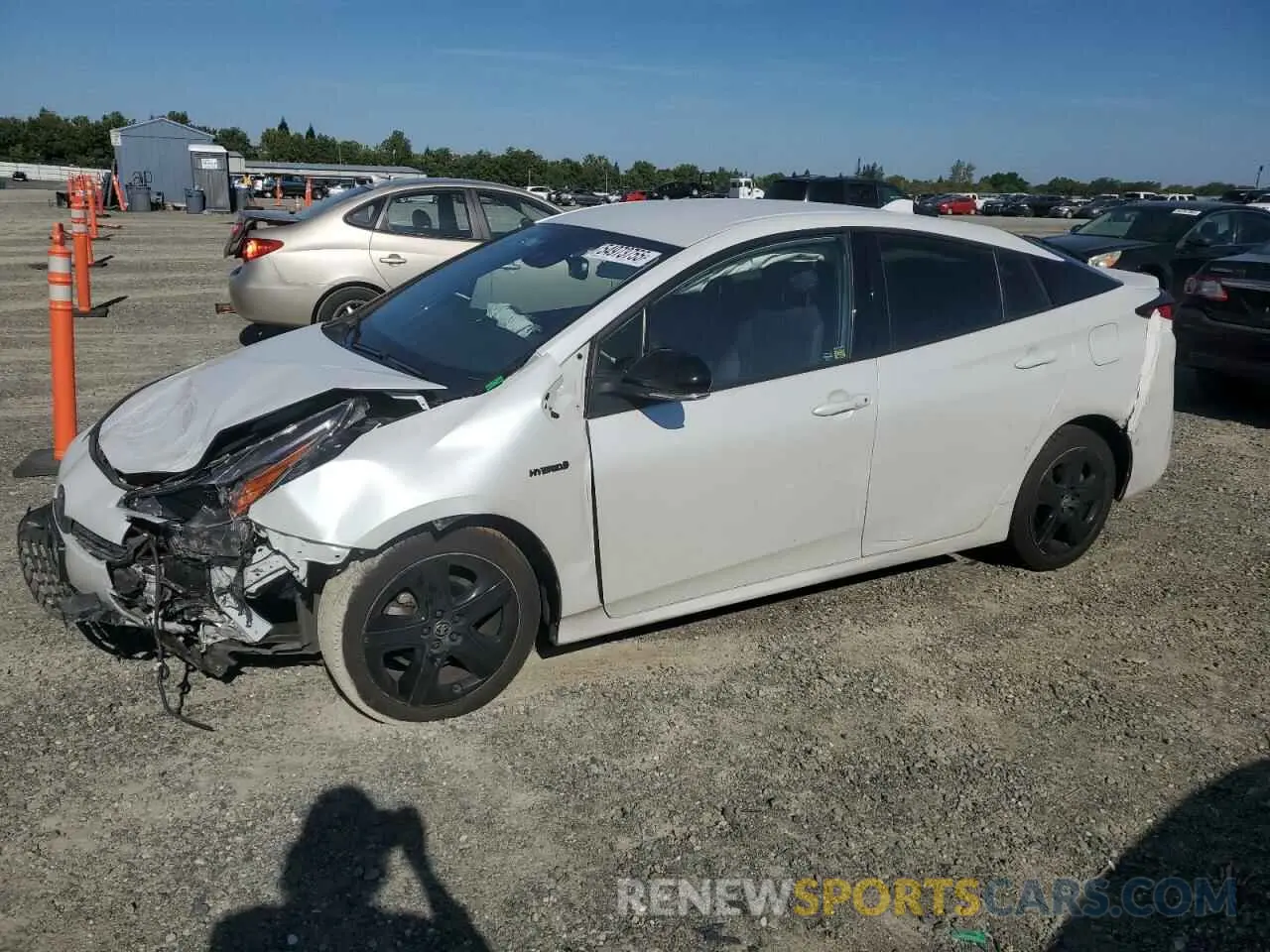 1 fotografías del automóvil dañado JTDKAMFU2M3129756 TOYOTA PRIUS 2021