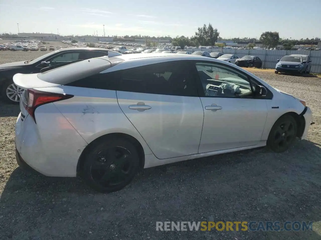 3 fotografías del automóvil dañado JTDKAMFU2M3129756 TOYOTA PRIUS 2021