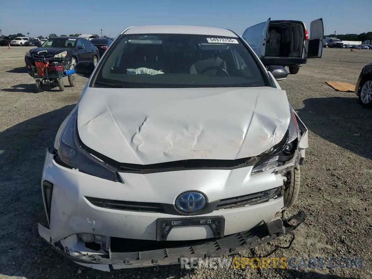 5 fotografías del automóvil dañado JTDKAMFU2M3129756 TOYOTA PRIUS 2021