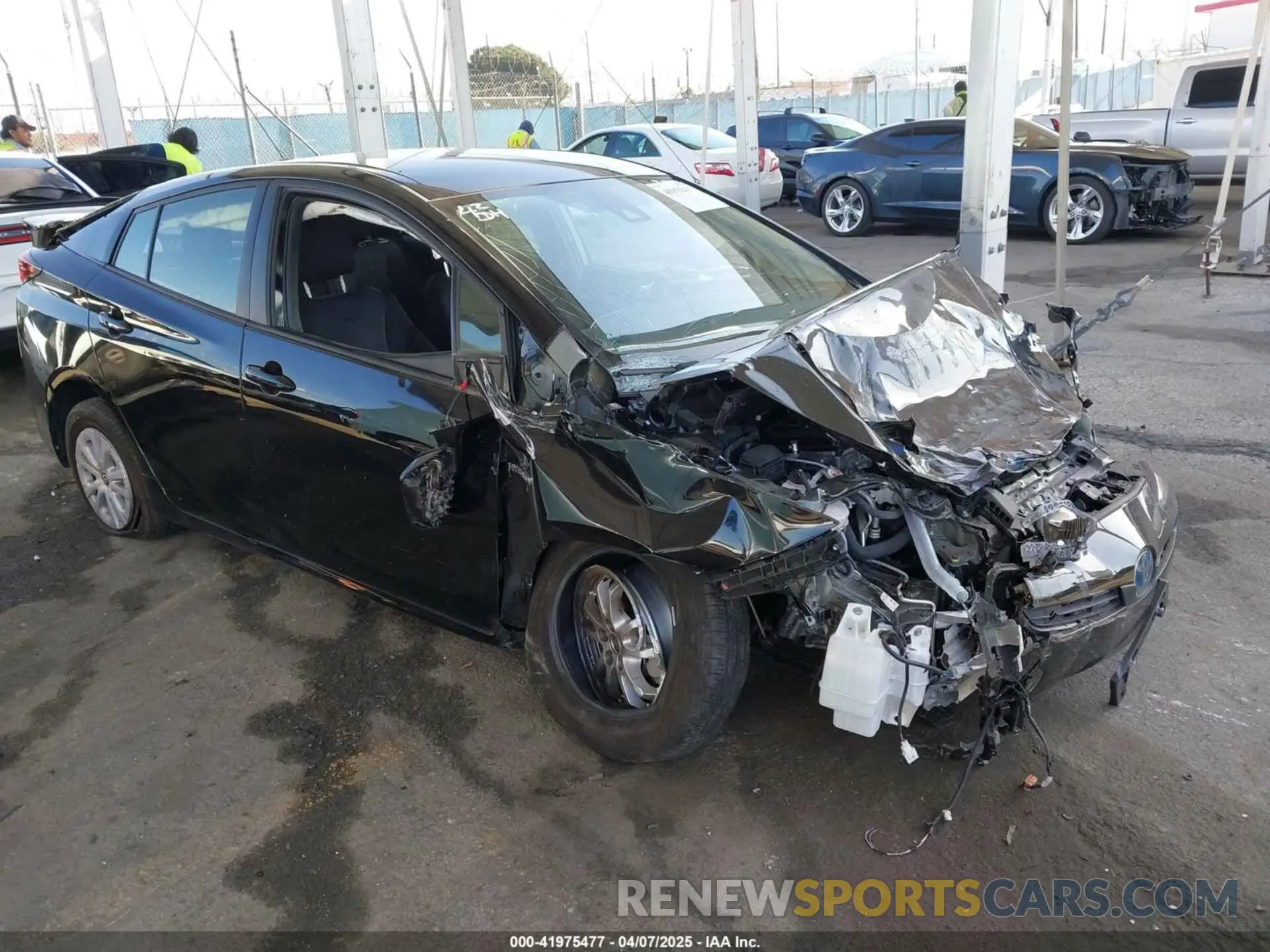 1 fotografías del automóvil dañado JTDKAMFU2M3134178 TOYOTA PRIUS 2021