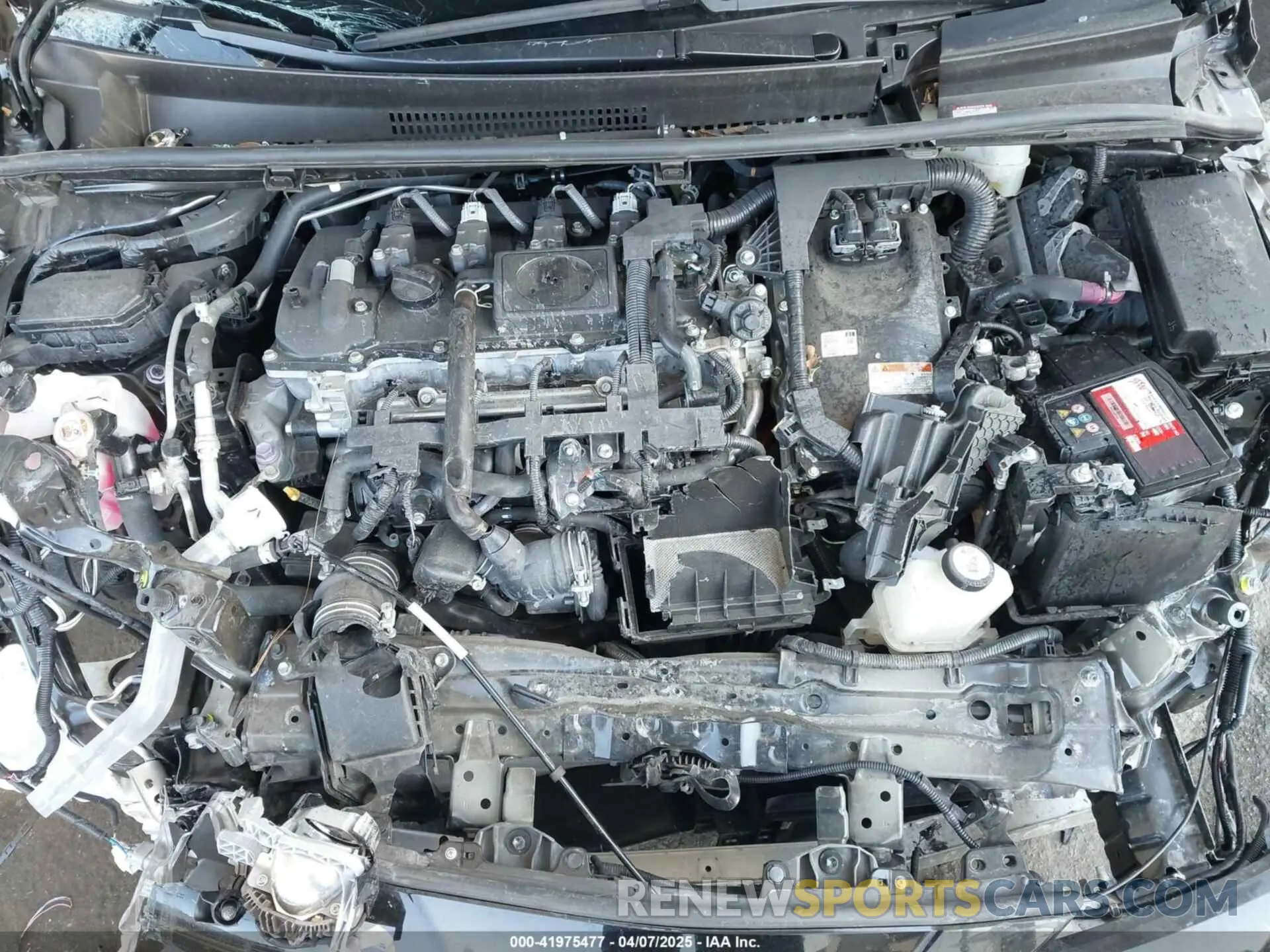 10 fotografías del automóvil dañado JTDKAMFU2M3134178 TOYOTA PRIUS 2021