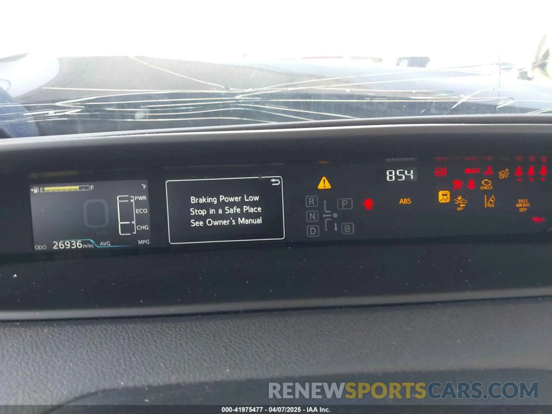 7 fotografías del automóvil dañado JTDKAMFU2M3134178 TOYOTA PRIUS 2021