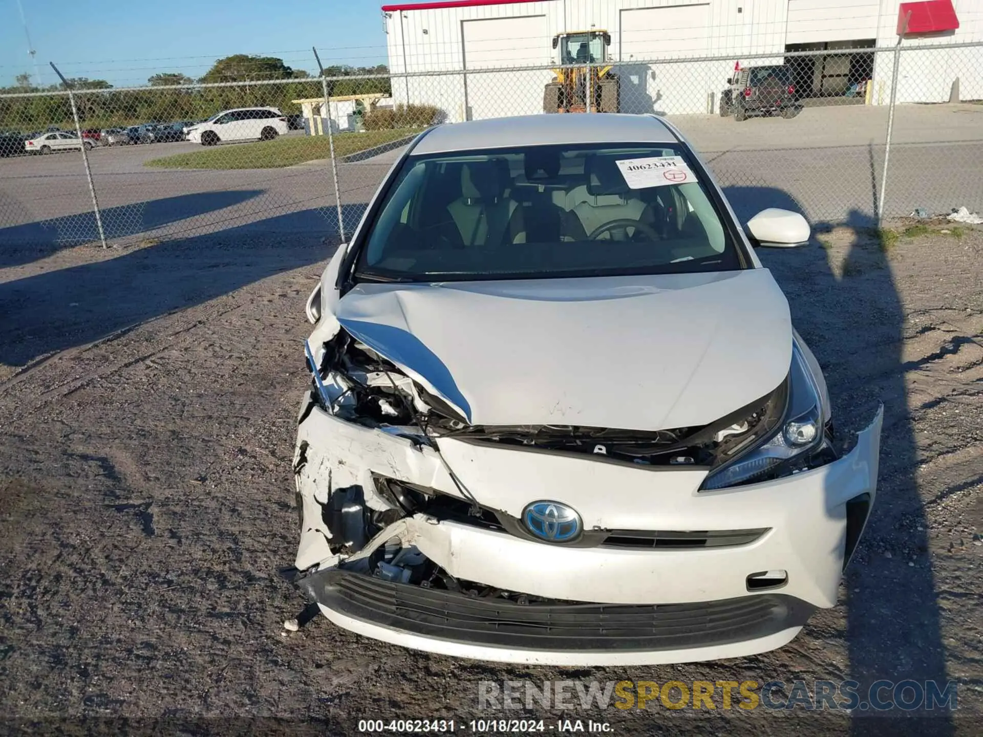 12 fotografías del automóvil dañado JTDKAMFU2M3141504 TOYOTA PRIUS 2021