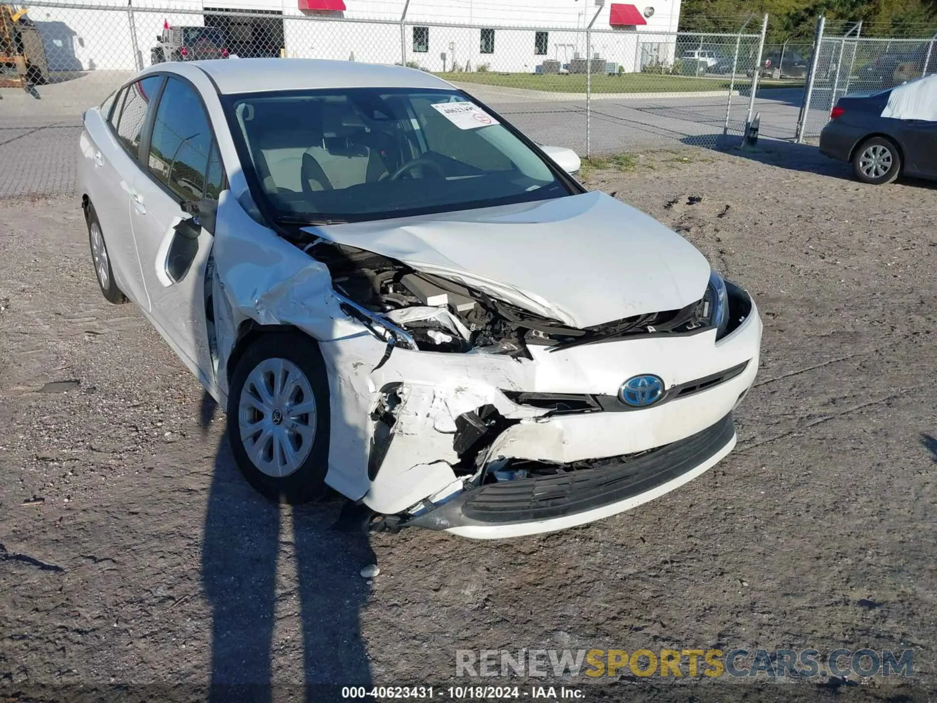 6 fotografías del automóvil dañado JTDKAMFU2M3141504 TOYOTA PRIUS 2021