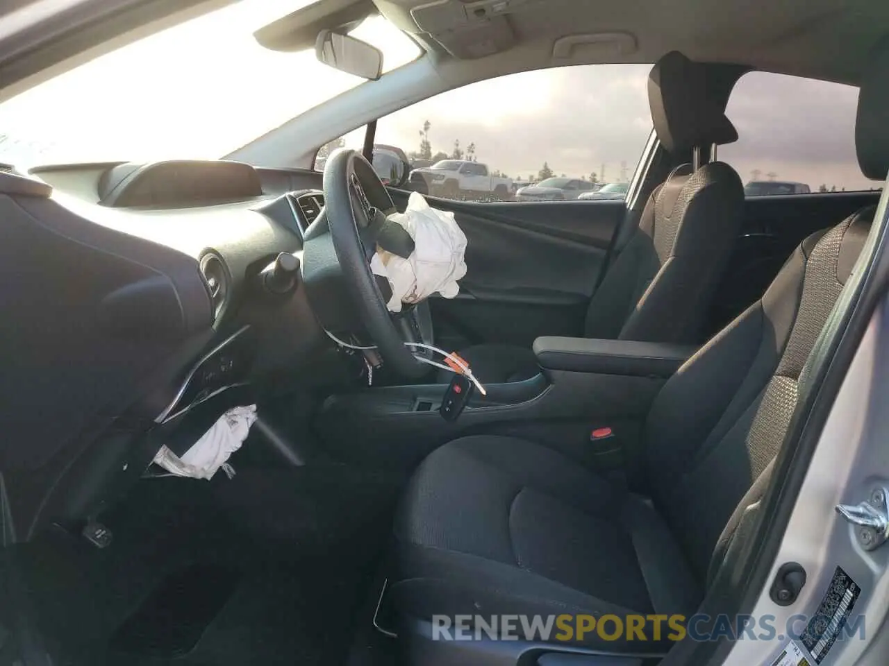 7 fotografías del automóvil dañado JTDKAMFU2M3148288 TOYOTA PRIUS 2021