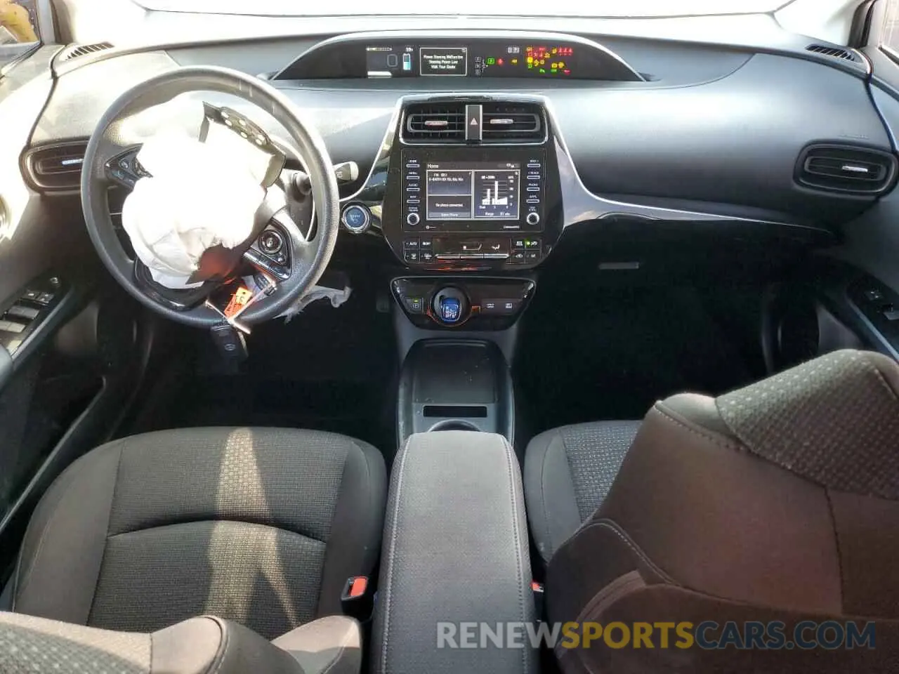 8 fotografías del automóvil dañado JTDKAMFU2M3148288 TOYOTA PRIUS 2021