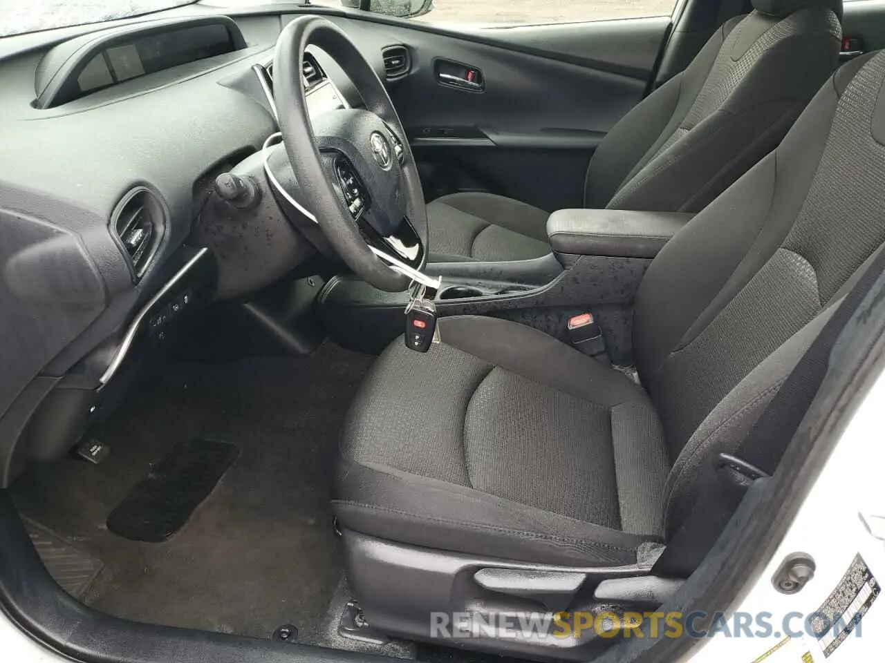 7 fotografías del automóvil dañado JTDKAMFU2M3150350 TOYOTA PRIUS 2021